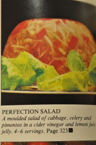 Salad in jelly